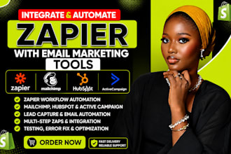 integrate zapier with mailchimp hubspot and activecampaign