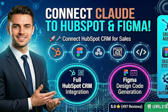 integrate claude ai to hubspot crm figma design claude code claude connectors
