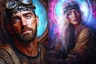 paint personalized oil artwork from photos