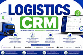 setup logistic crm loginext shippo fleetio samsara onfleet motive bringg oracle