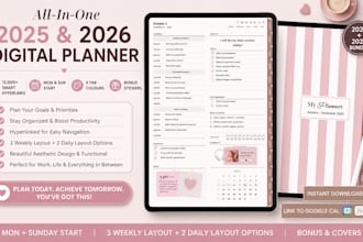 do 2026 digital planner, manifestation planner, reset planner, notion planner