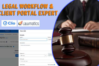 setup clio grow lawmatics filevine clio portal automation workflow for law firms