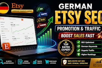 do german etsy promotion, german etsy seo, increase etsy traffic to boost sales