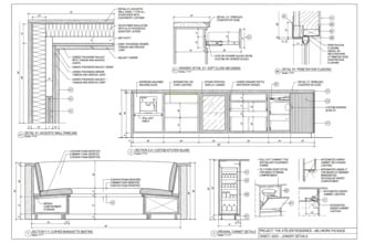create detailed furniture technical drawings, joinery, and 2d cad and 3d models