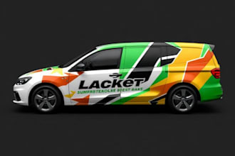 design a professional car wrap, van wrap, or vehicle branding design