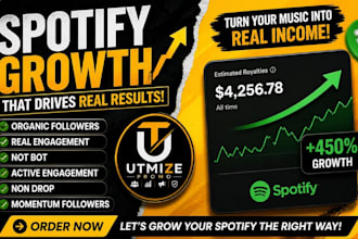 grow your spotify streams listeners and followers organically