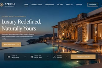 design wix hotel booking website airbnb website hotel reservation resort website