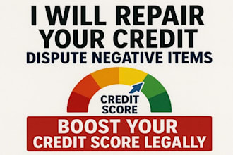 repair your credit, dispute negative items, boost your credit score legally