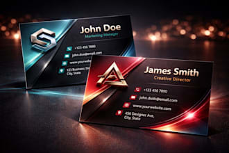 make perfects design visiting card