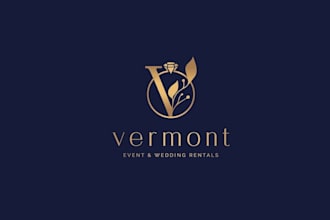 design anniversary event wedding memorable wedding logo