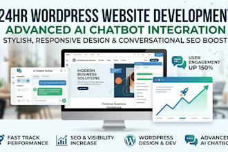 wordpress website development and ai chatbot integration