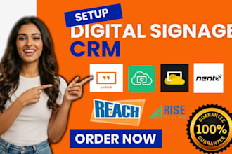 do digital signage crm yodeck optisigns reach screencloud rise vision xibo nento