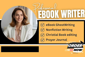 be ebook writer, christian ebook, gratitude, prayer journal, ghost book writer