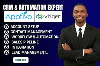 setup apptivo vtiger gohighlevel automation integration workflow