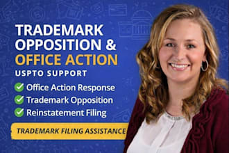 file business trademark opposition, office action, uspto, reinstatement service