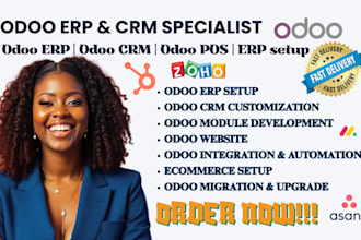 develop and customize odoo crm modules erp setup and automation or fix odoo pos