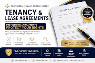 draft professional tenancy and lease agreements