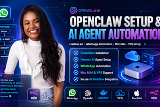 install openclaw setup openclaw hermes ai agent whatsapp automation mac mini vps