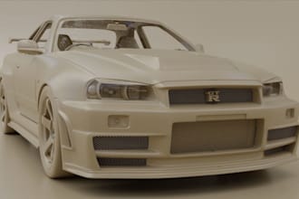 create custom front fender, 3d bumper design widebody kit model for 3d printing