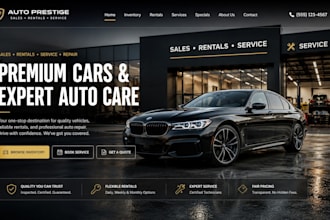 build wix car dealership website car rental auto repair website mechanic website