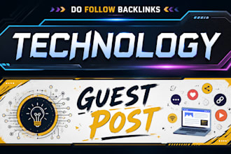 provide permanent tech guest post on high da sites