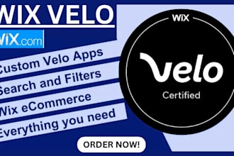 develop custom wix features using wix code, velo