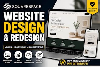 build squarespace website design redesign squarespace website development