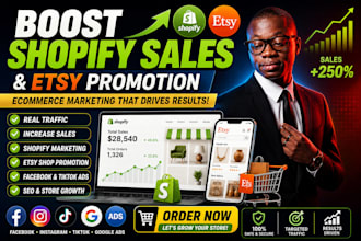 shopify sales guaranteed etsy promotion, shopify promotion, ecommerce marketing