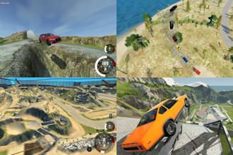 create custom 3d cars tracks and maps for beamng