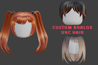 create a optimized and custom roblox ugc hair
