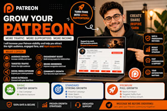 do patreon promotion for organic fans and paying subscribers targeted audience