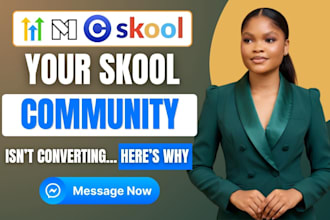 skool online community setup skool banner skool classroom skool credit repair