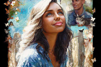 make artistic oil painting on oil art