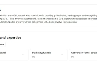 setup ghl landing page ad website