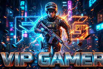 design amazing youtube thumbnails and gaming posters