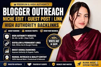 do guest posting and blogger outreach for SEO backlinks