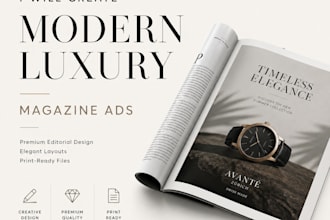 create modern magazine layouts