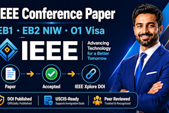 write, publish ieee conference paper for eb1, eb2 niw, and o1 visa application