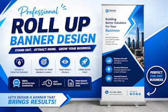 do roll up banner, billboard, pop up banner, yard sign, event banner, roll up
