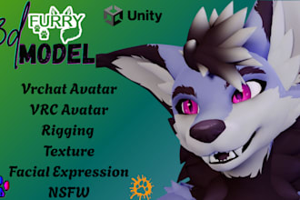 create 3d vrchat avatar, vrc avatar vr character nsfw