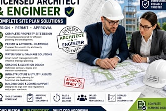 do land development, grading plan and drainage design professionally