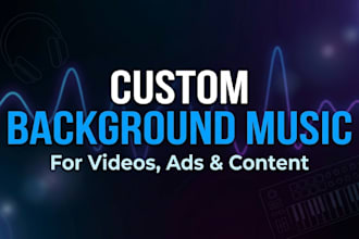 create custom background music for videos and commercials