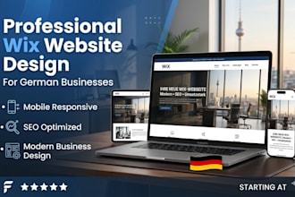 build wix website for deutsches unternehmen