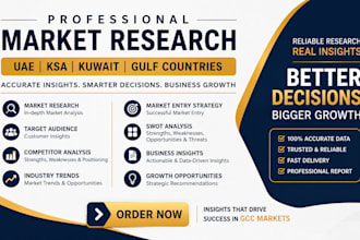 do in depth market research for uae ksa gulf and kuwait business growth