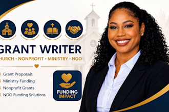 church, nonprofit grant writer, ministry funding proposal, ngo grants expert