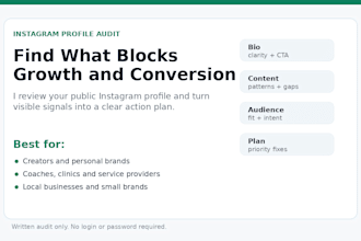 audit your instagram profile for growth