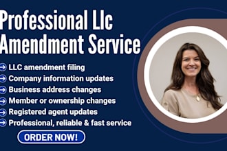 file llc amendment and update company information correctly