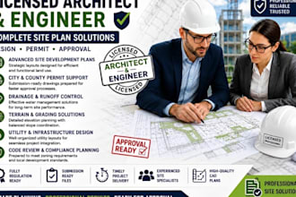 create site grading, permit drawings and civil engineering plans