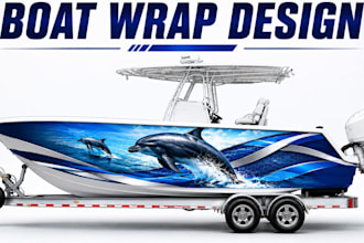 create professional boat wrap and yacht wrap designs