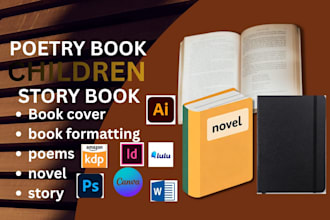 format design poetry book, love poem, non fiction chapbook, line art kdp upload